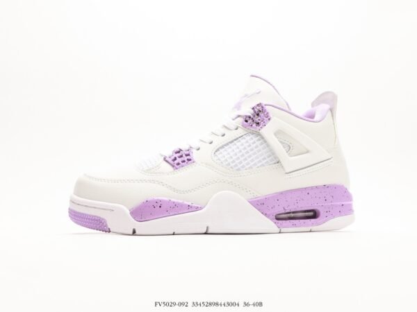 Air Jordan 4 Retro 'White Purple Oreo'