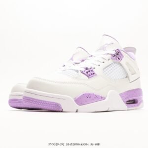 Air Jordan 4 Retro 'White Purple Oreo'