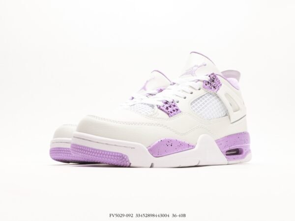 Air Jordan 4 Retro 'White Purple Oreo'