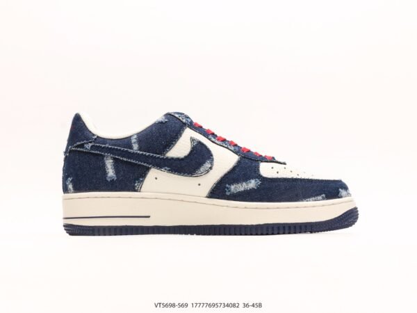 Levi’s x Nike Air Force 1 '07 "Denim Old Cowboy Dark Blue"