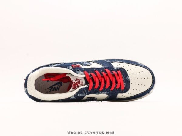Levi’s x Nike Air Force 1 '07 "Denim Old Cowboy Dark Blue"