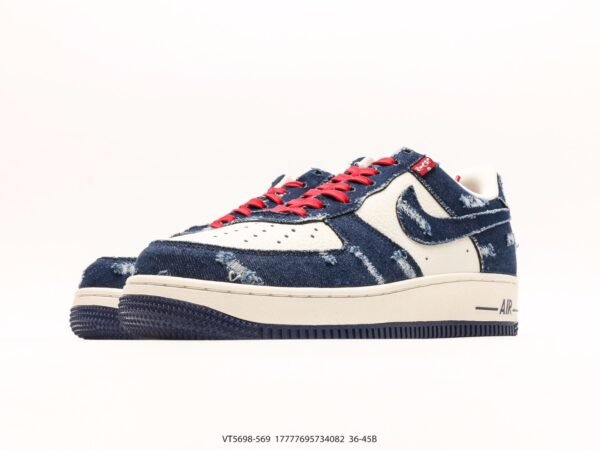 Levi’s x Nike Air Force 1 '07 "Denim Old Cowboy Dark Blue"
