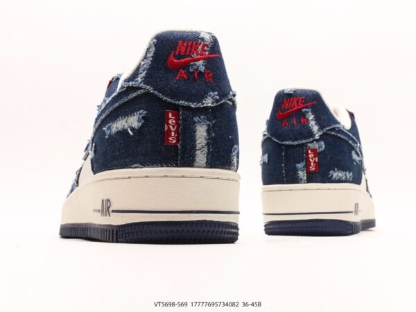 Levi’s x Nike Air Force 1 '07 "Denim Old Cowboy Dark Blue"