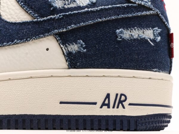 Levi’s x Nike Air Force 1 '07 "Denim Old Cowboy Dark Blue"