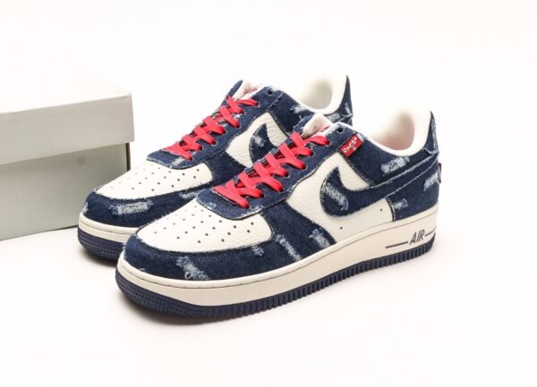 Levi’s x Nike Air Force 1 '07 "Denim Old Cowboy Dark Blue"