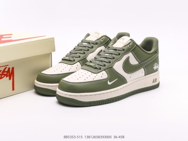 Stussy x Nike Air Force 1'07 Olive Green